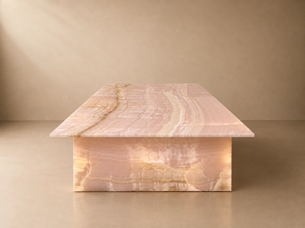 Onyx Couchtisch - Persian Rose – Bild 2